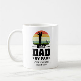 Retro Väter Day Best Vater Par Kaffeetasse