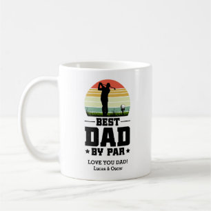 Retro Väter Day Best Vater Par Kaffeetasse