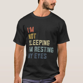 Retro Vater Joke Geschenke von mir nicht schlafen  T-Shirt