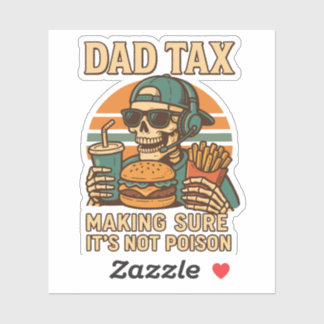 Retro-Vater-Steuer, um sicherzustellen, dass es ni Aufkleber