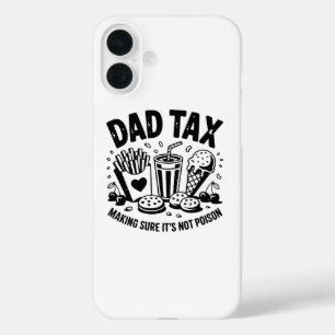 Retro Vater Tax Not Imbiss Art iPhone 16 Plus Hülle