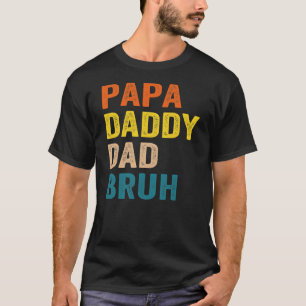 Retro Vater Transition Papa Dada Daddy Vater Bruh T-Shirt