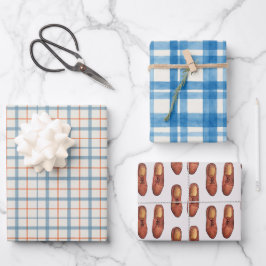 Retro Vatertag Geschenkpapier Set
