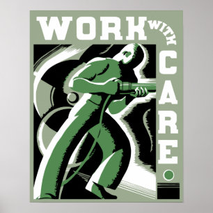 Retro vektorkunst-Deko Arbeit sorgfältig Poster