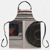 Retro veraltete tragbare Stereo-Radio-Reco