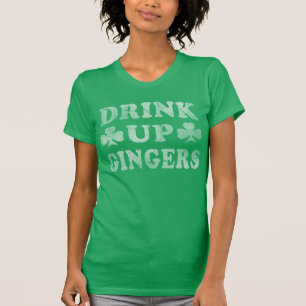 Retro verblassen Getränk herauf die lustigen T-Shirt