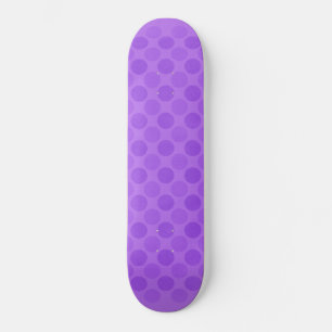 Retro verblasste lila Kreismuster Skateboard