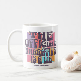 Retro-Verschwörungstheorie Kaffeetasse