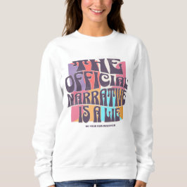 Retro-Verschwörungstheorie Sweatshirt