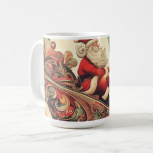 Retro/verspielt/Weihnachtsmann/Weihnachten Kaffeetasse