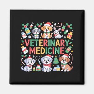 Retro Veterinärmedizin Vet Tech Katzen Hund Liebha Magnet