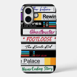 Retro VHS Movie Design iPhone 16 Hülle