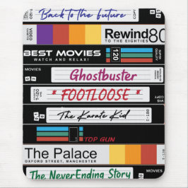 Retro VHS Movie Design Mousepad