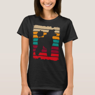 Retro Vibe Poodle Vintag Bestes Tier Niedlicher Hu T-Shirt