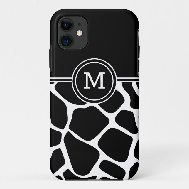 Retro Vibe Rustikale Kuh versteckt Tierdruckmuster Case-Mate iPhone Hülle (Rückseite)