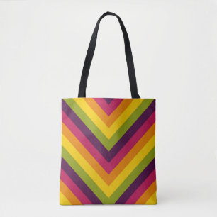 Retro Vibe Zickzack Tasche