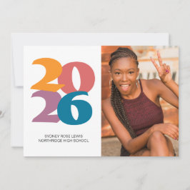 Retro Vibes Abschluss Celebration Party Ankündigung