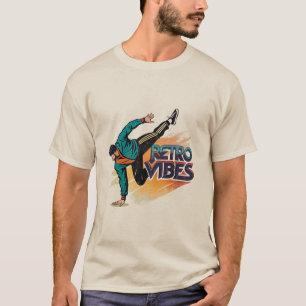 Retro-Vibes Breakdance Hip Hop Straßentanz 80er T-Shirt