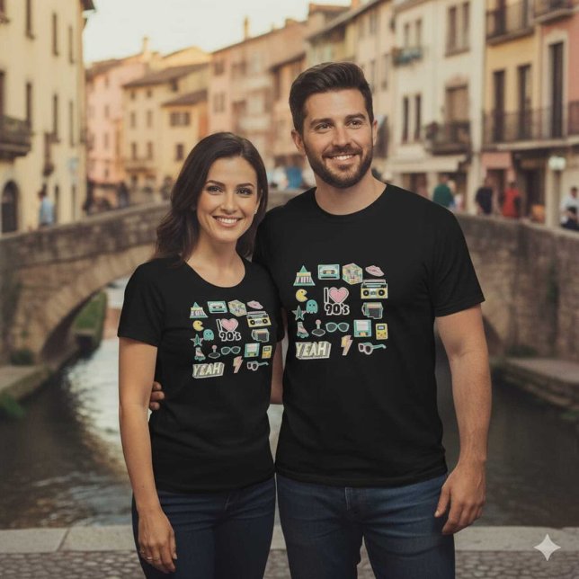 Retro Vibes: Throwback-T - Shirt der 90er Jahre (Von Creator hochgeladen)