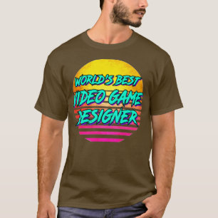 Retro Video Game Designer Geschenk der 80er Jahre T-Shirt