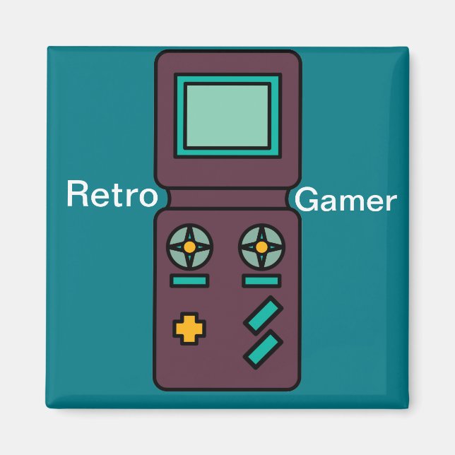 Retro-Videospiel Magnet (Vorne)