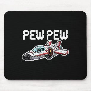 Retro-Videospiel-Schiff-Arcade-Lustige-Nostalgie-G Mousepad