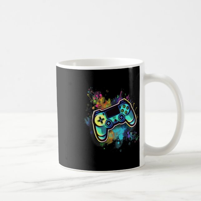 Retro-Videospielcontroller für Männer1 Kaffeetasse (Rechts)