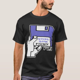 Retro-Videospiele Commodore Amiga Workbench Einleg T-Shirt