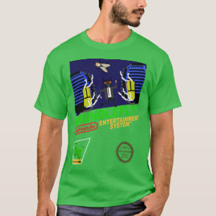 Retro-Videospiele Nintendo NES Cover Art Brundlefl T-Shirt