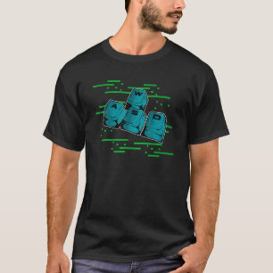 Retro-Videospiele PC-Spieler WASD-Tastatur Compute T-Shirt