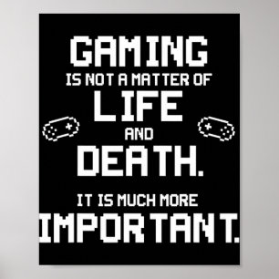 Retro-Videospiele Spaß PC-Konsole Gamer Geek Poster
