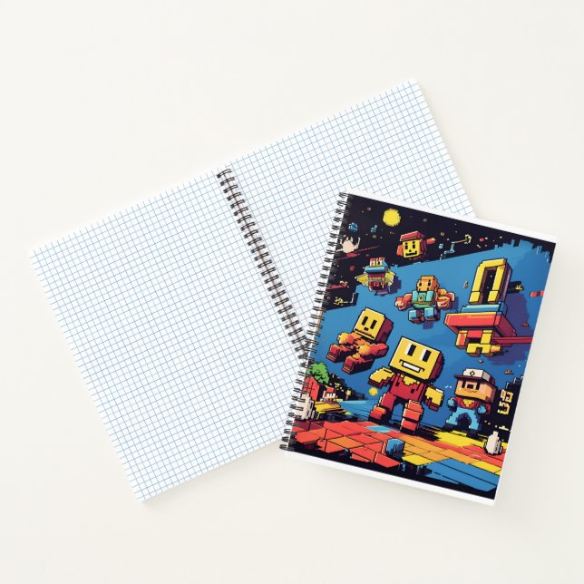 Retro-Videospielkultur1 Notizbuch (Innenseite)