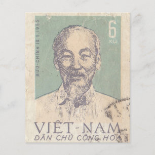 Retro vietnamesische Briefmarke