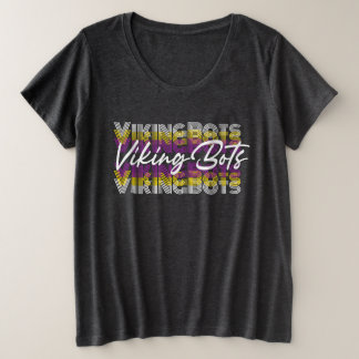Retro VikingBots- Plus Size Clothing Große Größe T-Shirt