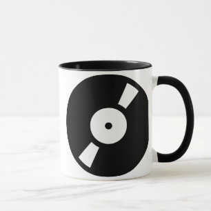 Retro vinly Record, Retro vino Record Tasse