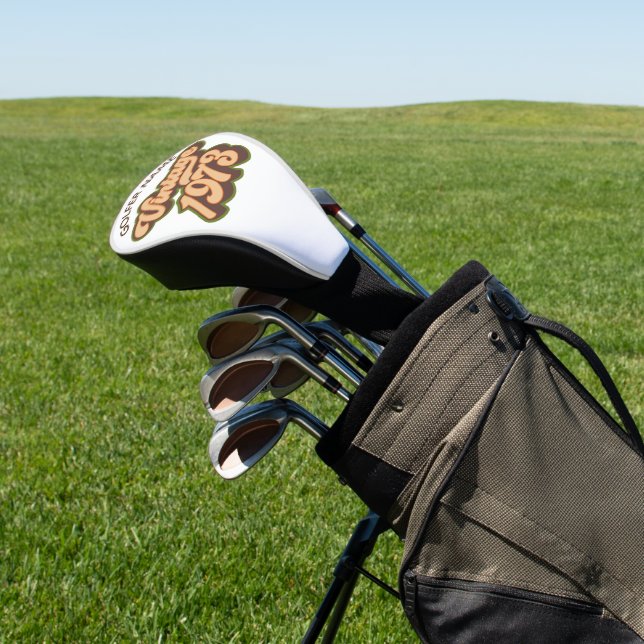 Retro Vintag 1973 Custom Golf Head Cover Headcover (In SItu)