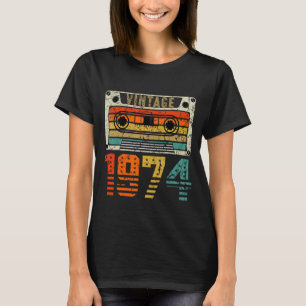 Retro Vintag 1974 49. Geburtstag T-Shirt