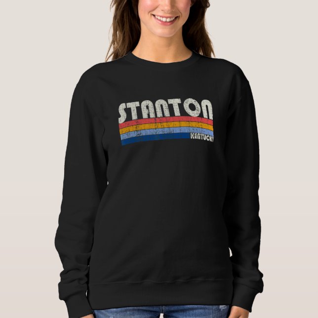 Retro Vintag 70er 80er Style Stanton Kentucky Sweatshirt (Vorderseite)