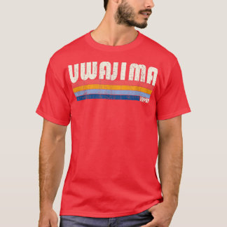 Retro Vintag 70er 80er Style Uwajima, Japan T-Shirt