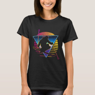 Retro Vintag 80er Ski T-Shirt