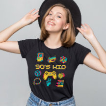 Retro Vintag 90er KID Nostalgie Grafik