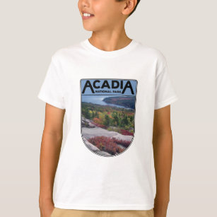 Retro Vintag Acadia Nationalpark Insel Maine T-Shirt