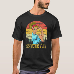 Retro Vintag Best Nonne je Proud Oma Life T-Shirt