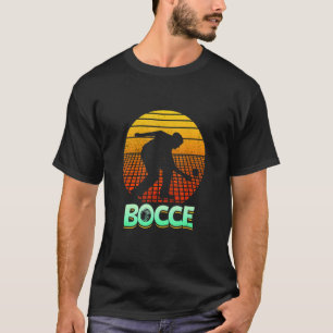 Retro Vintag Bocce Italian Bowling Game Bocce T-Shirt