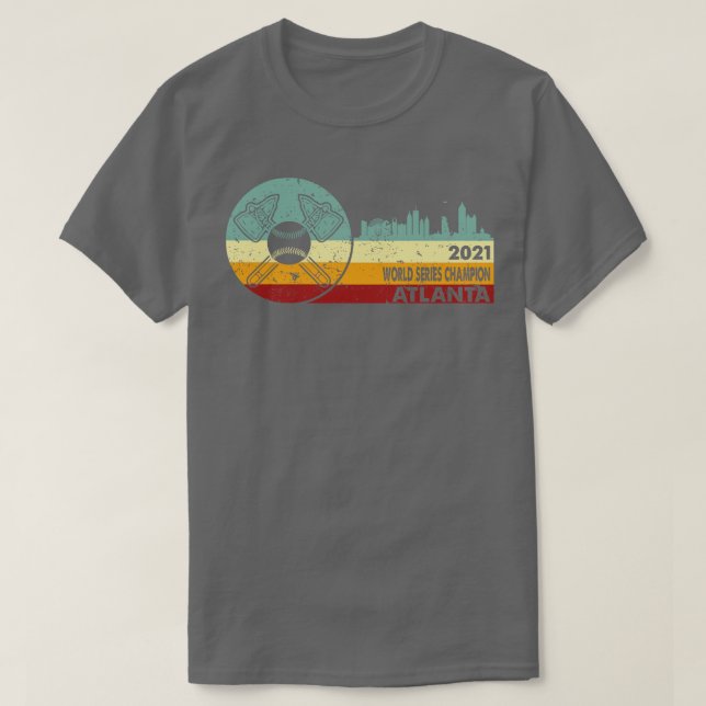 Retro Vintag Braves Tomahawk T-Shirt (Design vorne)