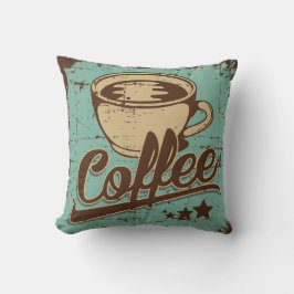 Retro Vintag Classic Coffee Olive Green Kissen
