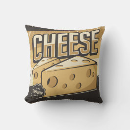 Retro Vintag Classic Golden Cheese Throw Kissen