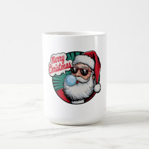 Retro Vintag Cooler Weihnachtsmann Kaffeetasse