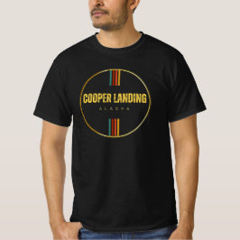 Retro Vintag Cooper Landing Place Alaska Staat T-Shirt