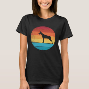 Retro Vintag Doberman Hunde und süße Tier 7 T-Shirt